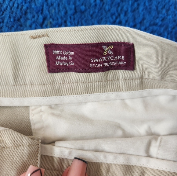 Nordstrom Stain Resistant Chino Style Shorts Khaki/34w - Picture 5 of 8